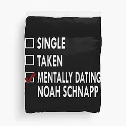 Dating Noah Schnapp Duvet Cover