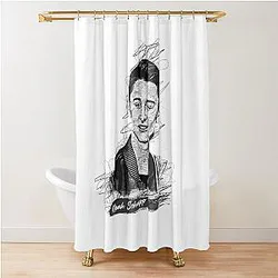 Noah Schnapp Abstract Sketch Art Shower Curtain