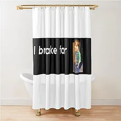 I brake for Noah Schnapp Shower Curtain