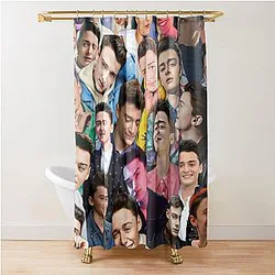 Noah Schnapp Collage Shower Curtain