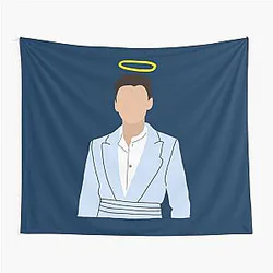 Noah Schnapp with Halo Tapestry