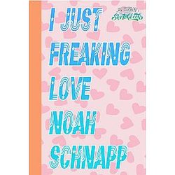 I Just Freaking Love Noah Schnapp Notebook Blank Paper for Teens Boys Kids: Noah Schnapp Large Notebook for School Home Office Work Event