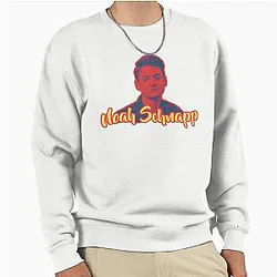 Noah Schnapp - Red Retro Style Pullover Sweatshirt