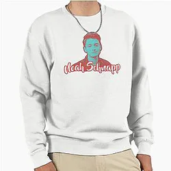 Noah Schnapp Red Light Blue Retro Style Pullover Sweatshirt