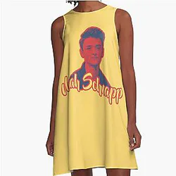 Noah Schnapp - Red Retro A-Line Dress
