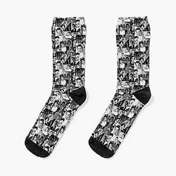 Black and White Socks