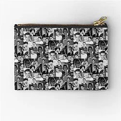 Black and White Noah Schnapp Zipper Pouch
