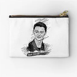 Noah Schnapp Abstract Sketch Art Zipper Pouch