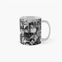 Black and White Noah Schnapp Classic Mug