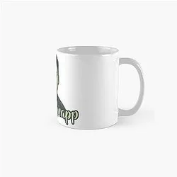 Noah Schnapp Dark Green Retro Classic Mug