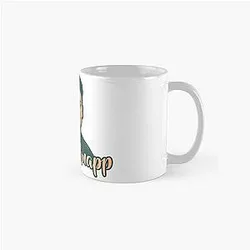 Noah Schnapp Brown Retro Style Classic Mug