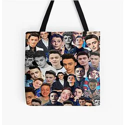 Noah Schnapp Photo Collage All Over Print Tote Bag