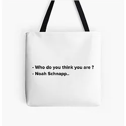 Who do you think you are Noah Schnapp All Over Print Tote Bag