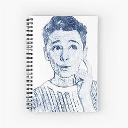 Noah Schnapp Stranger Things Spiral Notebook