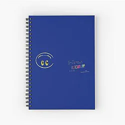 Noah Schnapp Shine The Light On Noah Schnapp's Gift For Fans Spiral Notebook