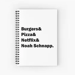 Noah Schnapp Chill Spiral Notebook