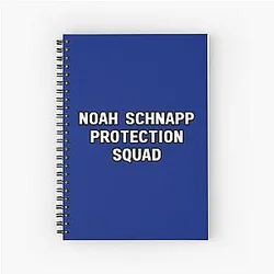 Noah Schnapp Protection Spiral Notebook