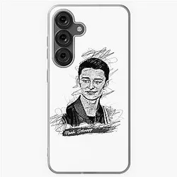 Noah Schnapp Abstract Sketch Art, Noah Schnapp Samsung Galaxy Case