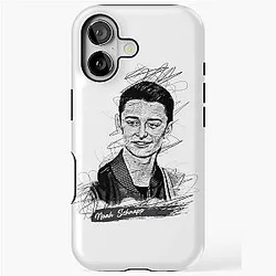 Noah Schnapp Abstract Sketch Art iPhone Tough Case