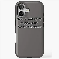 All I Want is Pizza and Noah Schnapp iPhone Tough Case