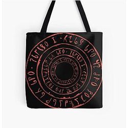 Noita Rune Circles All Over Print Tote Bag