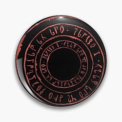 Noita Rune Circles Pin