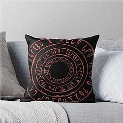 Noita Rune Circle Throw Pillow