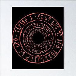 Noita Rune Circles Poster