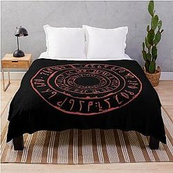 Noita Rune Circles Throw Blanket