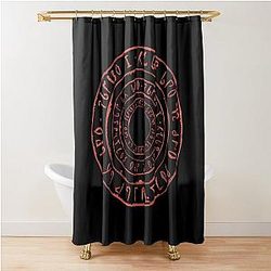 Noita Rune Shower Curtain