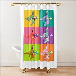 Noita Pop Art Shower Curtain