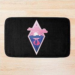 Gift For Men No Man's Sky Alien Vintage Photo Bath Mat
