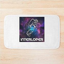 Funny Gift for Sci-Fi No Man's Sky Retro Vintage Bath Mat