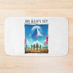 Gift For Movie Fans No Man's Sky Alien Gift Bath Mat
