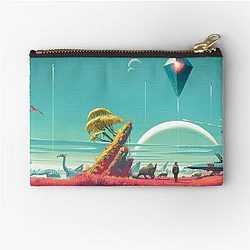 No Man's Sky Ship and Sky Zipper Pouch