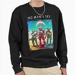 Funny Gifts for No Man's Sky Alien Pullover Sweatshirt