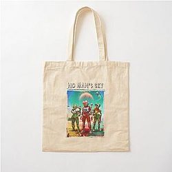 No Man's Sky Alien More Than Awesome Cotton Tote Bag