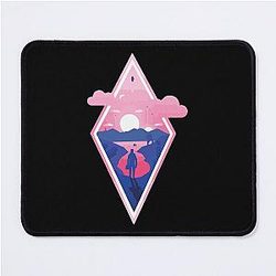 Gift For Men No Man's Sky Alien Vintage Photograp Mouse Pad