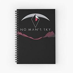 Gift for Movie Fans No Mans Sky Alien Idol Spiral Notebook