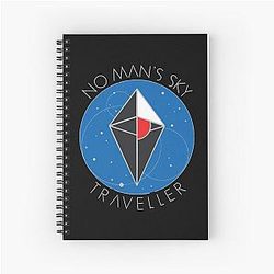 Funny Gifts for the Traveller in No Man's Sky Boys Spiral Notebook