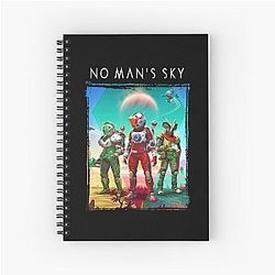 Funny Gifts for No Man's Sky Aliens More Than Awesome Spiral Notebook