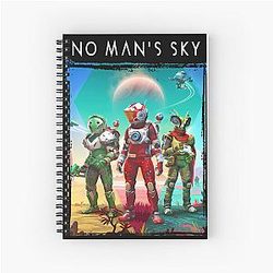 Funny Gifts for No Man's Sky Alien More Than Awesome Spiral Notebook