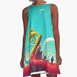No Man's Sky Games A-Line Dress