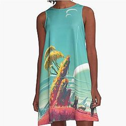No Man's Sky A-Line Dress