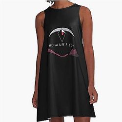 Gift Fans No Mans Sky Alien Idol A-Line Dress
