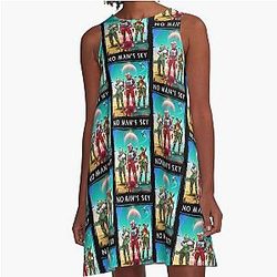 Funny Gifts for No Man's Sky Alien Awesome A-Line Dress