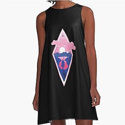 Gift for Men No Mans Sky Alien Vintage A-Line Dress