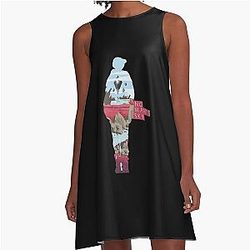 Mens Galaxy No Sky Lucky Gift A-Line Dress