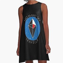 No Mans Sky A-Line Dress for Boys and Girls
