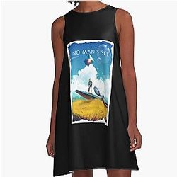 For Men's Sci-Fi A-Line Dress